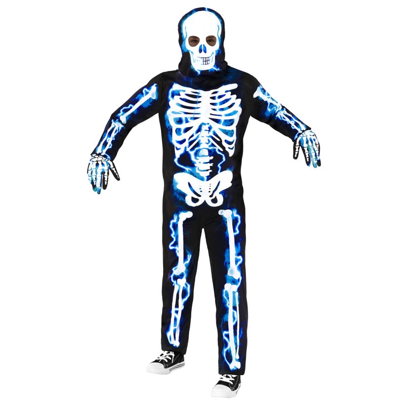 Morph Skeleton Costume Kids Skeleton costume Boys Skeleton Costume For Kids Boys Skeleton Halloween Costume For Kids Skeleton Kid Costume Skeleton Halloween Costumes For Boys M - Image 4